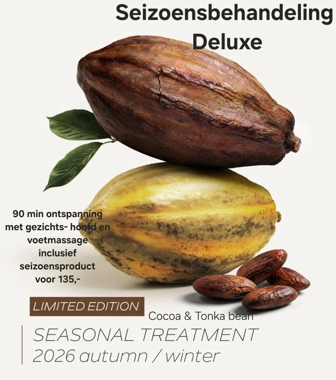Sothys Herfst/Winter seizoensbehandeling — Cocoa & Tonka Bean